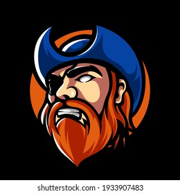 Pirates E Sport Mascot Logo