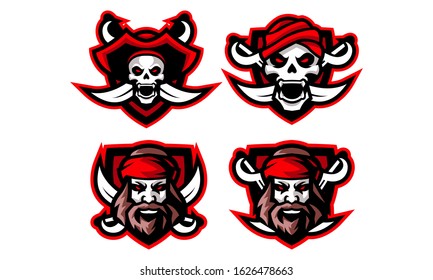 Pirates Esports Mascot Logo Collection-02