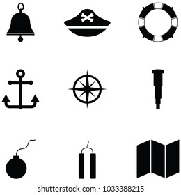 pirates icon set