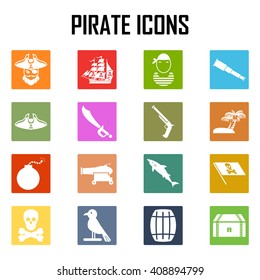 pirates icon set