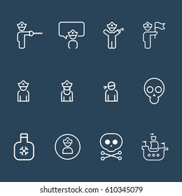 Pirates icon set