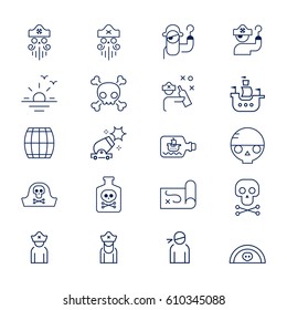 Pirates icon set