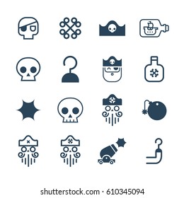 Pirates icon set