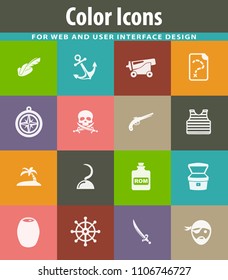 Pirates icon set for web sites and user interface