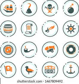 Pirates icon set for web sites and user interface