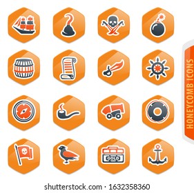 Pirates icon set for web sites and user interface