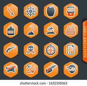 Pirates icon set for web sites and user interface