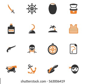 Pirates icon set for web sites and user interface