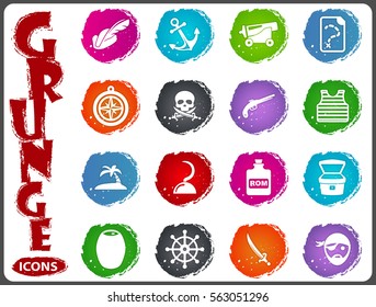 Pirates icon set for web sites and user interface