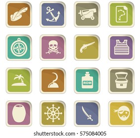 Pirates icon set for web sites and user interface