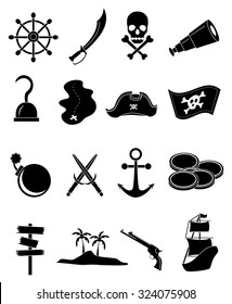 Pirates icons set