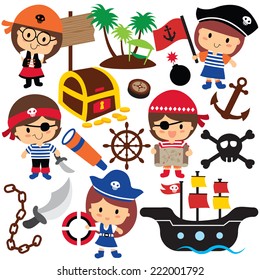 pirates kids clip art