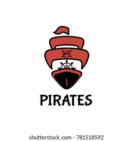 Pirates Logo Design Vector