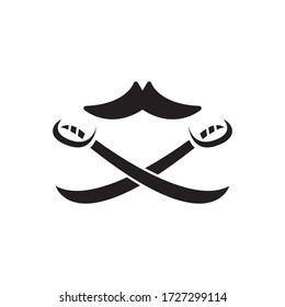 Pirates logo template vector icon design