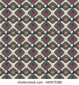 pirates seamless pattern vector collection