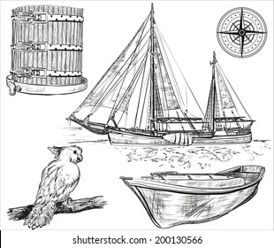 pirates ship collection