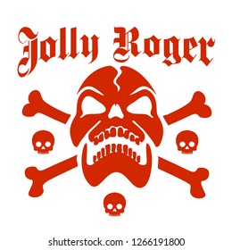 pirates sign with skull, grunge vintage design t shirts