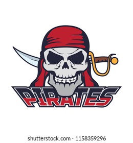 Captain Pirate Skull Crossed Sabers Badge Stock Vector (Royalty Free ...