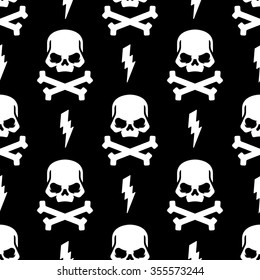 Pirates skull pattern