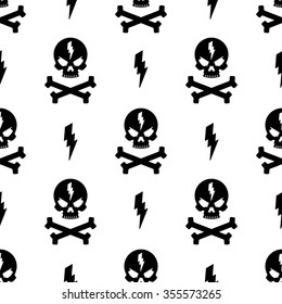 Pirates skull pattern