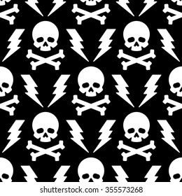 Pirates skull pattern