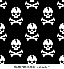Pirates skull pattern