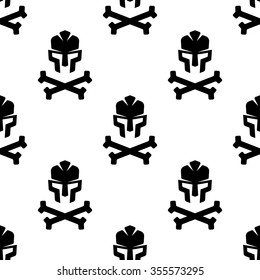 Pirates skull pattern