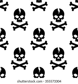 Pirates skull pattern