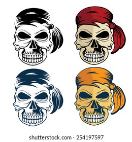 pirates skull set