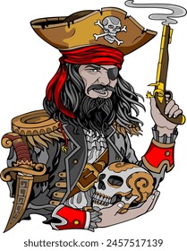 Piraten töten mit Waffen