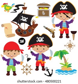 Pirates vector illustration