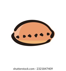 Piroshki - Bread and bakery icon (Hand-drawn line, colored version)