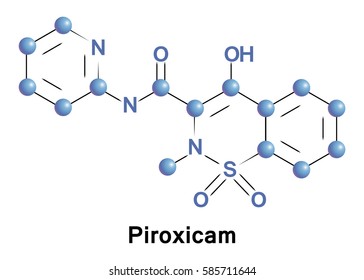 Piroxicam is a non-steroidal anti-inflammatory drug of the oxicam class used to relieve the symptoms of painful, inflammatory conditions like arthritis