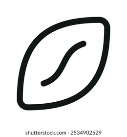 Pirozhki UI icon, piroshki minimal line vector symbol