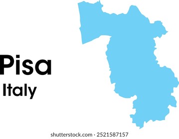 pisa italy mapa em vetores