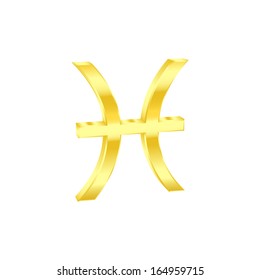 Pisces. Astrological signs of the Zodiac.