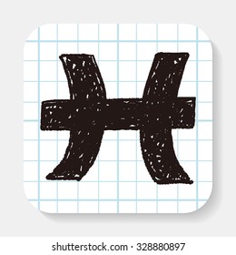 pisces Constellation doodle