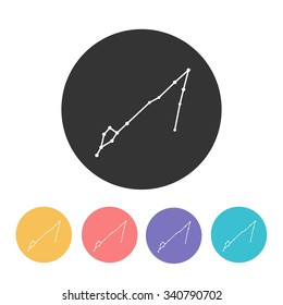 pisces icon. vector illustration