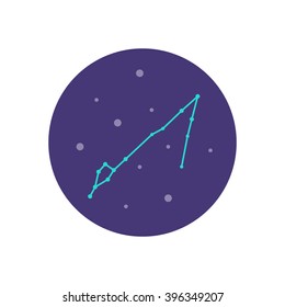 pisces icon. vector illustration