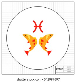 Pisces Sign Icon