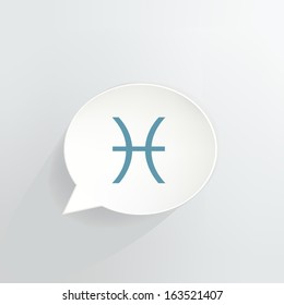 Pisces Speech Bubble