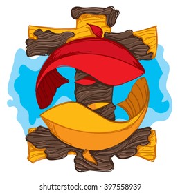 Pisces and the symbol.