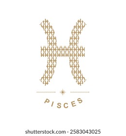 Pisces Unique Zodiac Sign Design for Astrology Lovers | Custom Horoscope Art