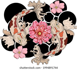 Pisces vector of Astrology design.horoscope circle with signs of zodiac set vector.signs such as a aries, taurus, gemini, cancer, leo, virgo, libra, scorpio, sagittarius, capricorn,aquarius, pisces.