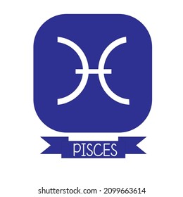 Pisces Zodiac Icons. Pisces Zodiac Icons White background and can be re-edited or used directly