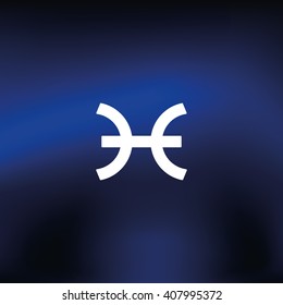 Pisces zodiac sign.