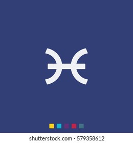Pisces zodiac sign.