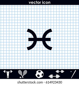 Pisces zodiac sign.