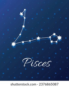 Pisces zodiac Sign, Zodiac Symbole Symbol Vektorgrafik Zodiac Pisac Stern 