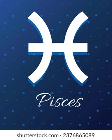 Pisces zodiac Sign, Zodiac Symbole Symbol Vektorgrafik Zodiac Pisac Stern 